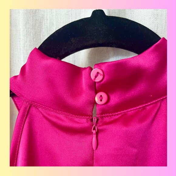 Rachel Zoe Pink Jumpsuit Wide-Leg High-Waisted - Picture 5 of 9